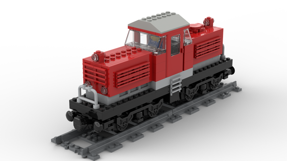 Lego Diesel Heavy Shunting Locomotive: 7755 Replica