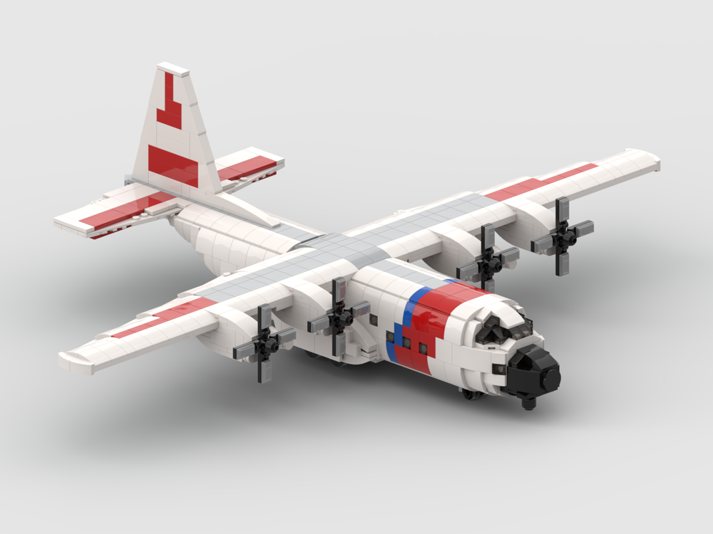 Lego HC-130 Hercules USCG Mini-Scale