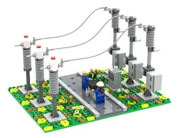 High Voltage Electrical Substation: Circuit Breaker