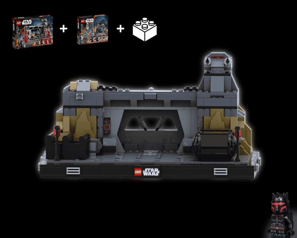 Lego Ambush on Mandalore Diorama - 75373 & 75386 Extension