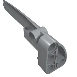 Technic Panel Fairing #5 Long Smooth, Side A / Light Bluish Gray