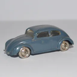 HO Scale VW Beetle (Short Version) / HO Blue-gray