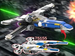 New Republic X Wing (75155 alternate build)