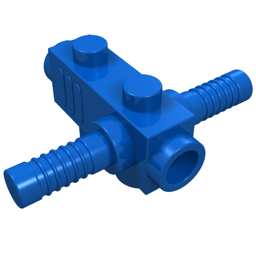 Lego Tool Chainsaw / Drill Body / Blue