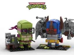 TMNT - Set 5 - Brickheadz ( Donatello + Wingnut )