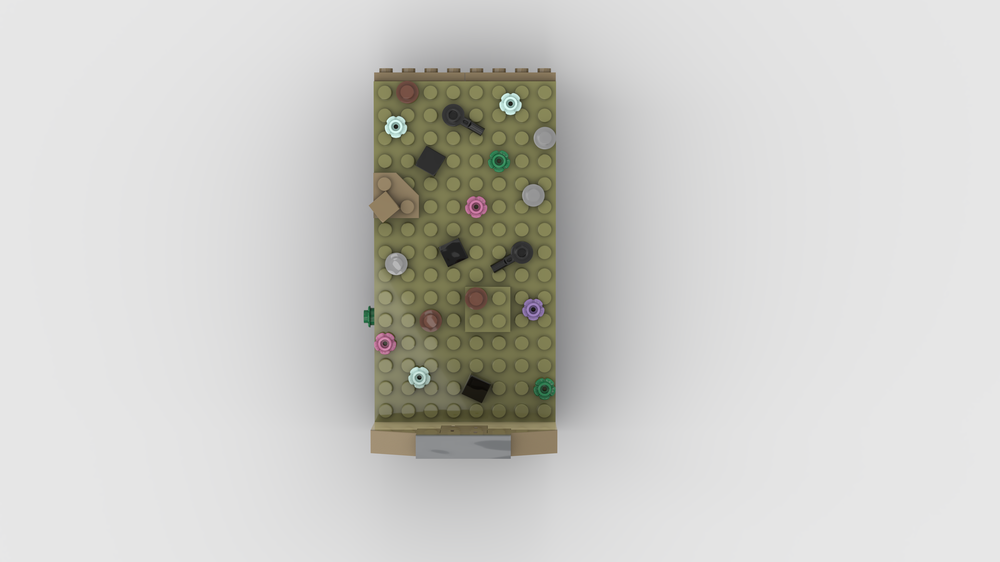 Lego Rock Climbing Wall