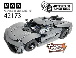 42173 Koenigsegg Jesko Absolut RC MOD for Power Function Motors