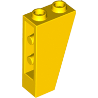 Lego Brick Sloped Inverted 75° 2 x 1 x 3 / Yellow