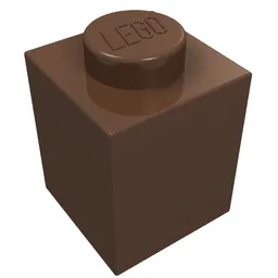 Brick 1 x 1 / Brown