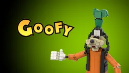 Goofy Figure MOC
