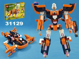 Megatron (Transformers Earthspark) using set 31129