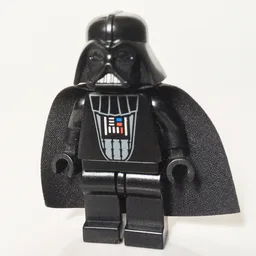 Darth Vader, Light Bluish Gray Skin, Scarred Right Cheek, No Eyebrows