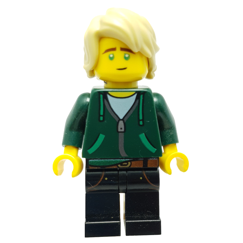 Lego Lloyd Garmadon in Dark Green Hoodie