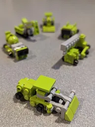 Transformer G1 Mini Constructions Scrapper Instruction Mini Mecha Tutorial