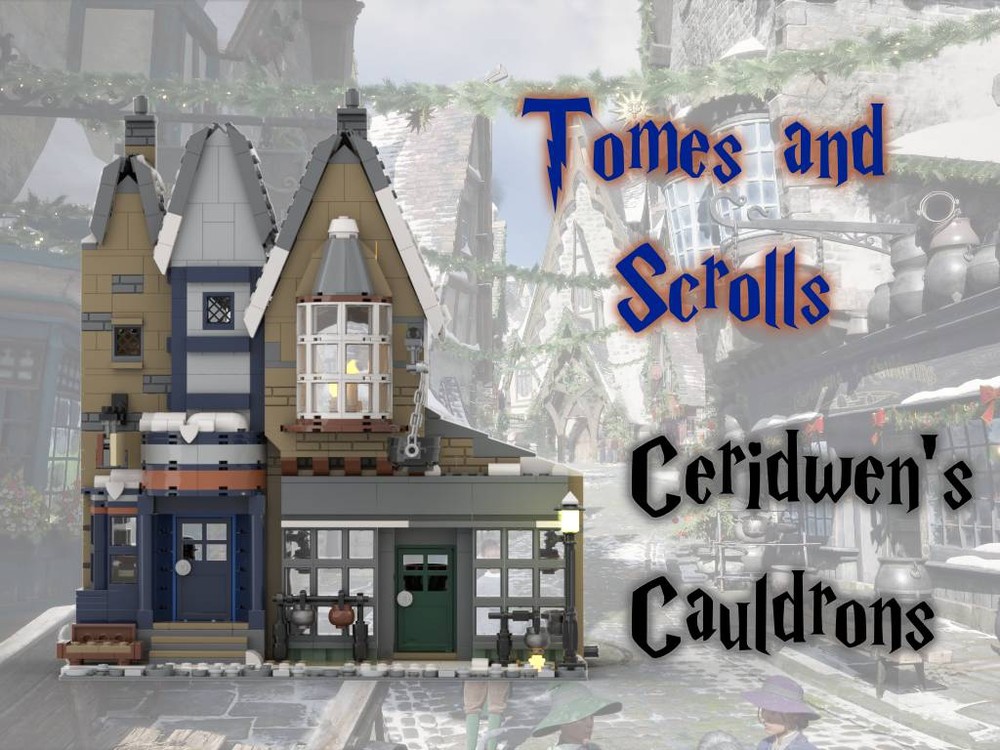 Lego Hogsmeade Village: Tomes and Scrolls & Ceridwen's Cauldrons