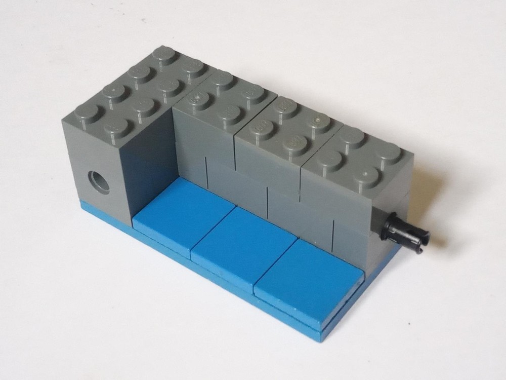 Lego Left Corner Canal Module