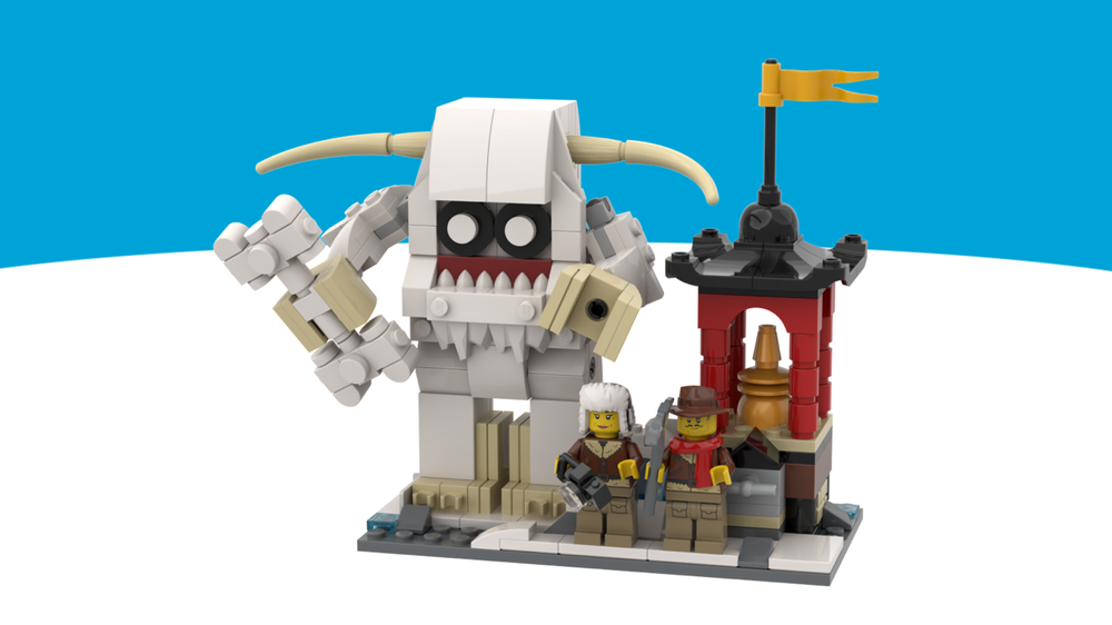 Lego Adventurers Orient Expedition: Reimagined Yeti's Hideout (7412)