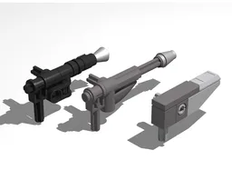 Technic Mandalorian Blasters