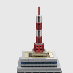 Prudential Tower at 1/650th Scale