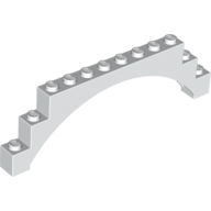 Lego Brick Arch 1 x 12 x 3 Raised Arch / White