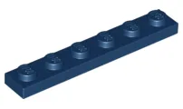 Plate 1 x 6 / Dark Blue