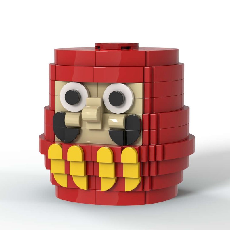 Lego Daruma doll