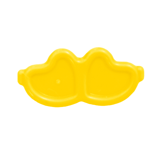 Lego Headwear Accessory Double Heart on Pin / Yellow