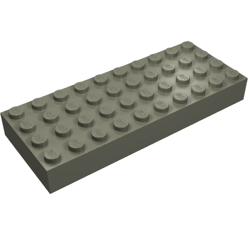 Lego Brick 4 x 10 / Dark Gray