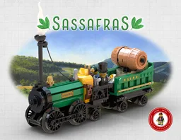 SHB Sister Steamers - Series #1: 1839 - Sassafras 0-4-2