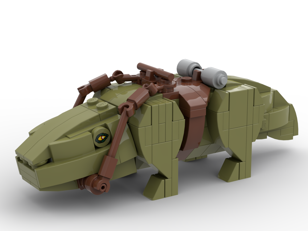 Lego Dewback - Minifig Scale