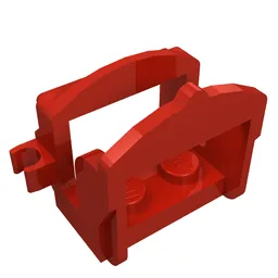 Animal / Creature Accessory, Saddle [One Clip] / Red