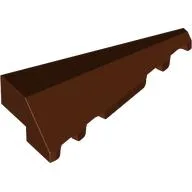 Brick Wedged, Sloped 2 x 5 Right / Reddish Brown