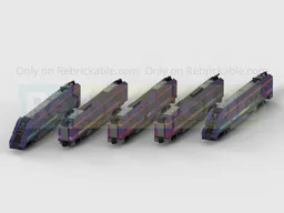 4-Wide Class 802 Hull Trains 'Paragon' Five Carriage High Speed Intercity Train