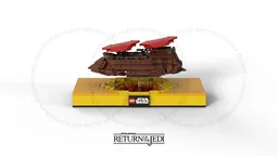Micro Diorama Sail barge & Sarlacc Desktop Edition