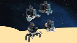 Asteroid Missions Vehicle Collection x4