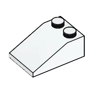 Brick Sloped 33° 3 x 2 Smooth