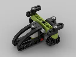Drone with working propellers