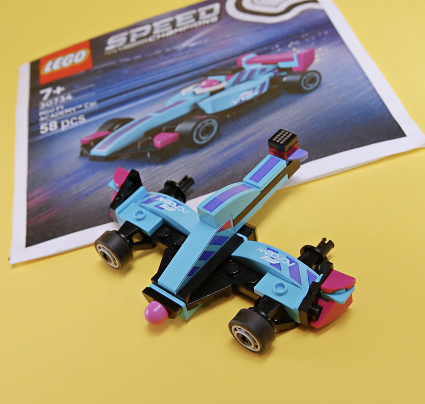 Lego Mini F1 Academy Microscope Airplane