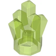 Rock 1 x 1 Crystal 5 Point / Trans-Bright Green