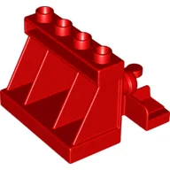 Duplo Train Track, End of the Line Rail Stop / Red
