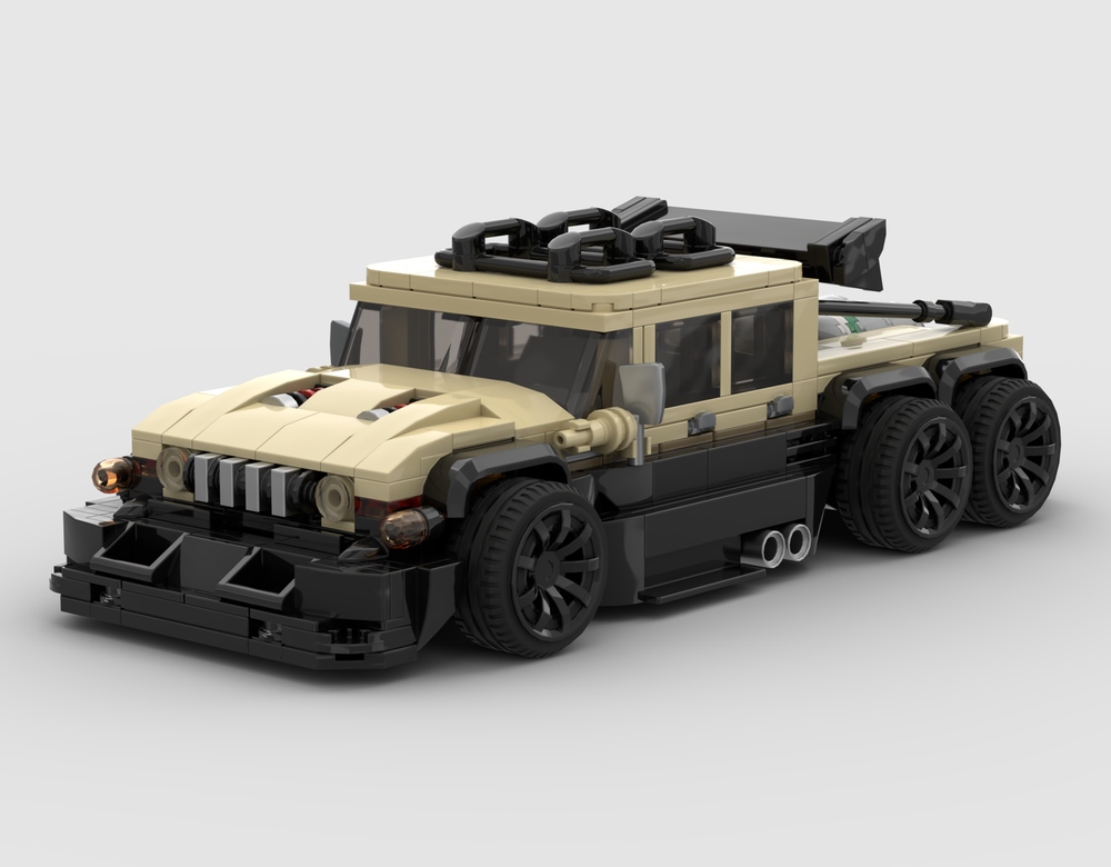 Lego 2009 AM General Humvee Custom 6x6