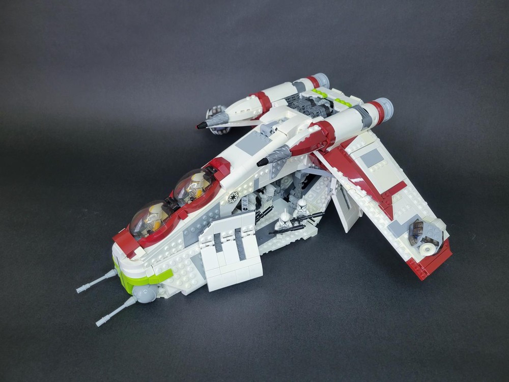 Lego Republic Gunship (Animated Version)