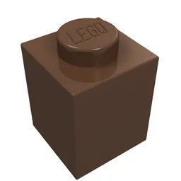 Brick 1 x 1 / Brown
