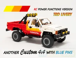 1985 Toyota 4x4 SR5 Xtracab Truck with TRD Livery - EXTRA DETAILED Version