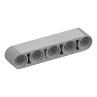 Technic Beam 1 x 5 Thick / Pearl Light Gray
