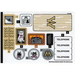 Sticker Sheet for Set 76403-1 / [No Color/Any Color]