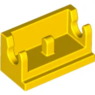 Hinge Brick 1 x 2 Base / Yellow