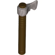 Lego Weapon Tomahawk with Flat Silver Blade