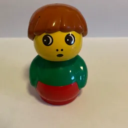 Primo Figure Boy with Red Base, Dark Orange Hair / Green