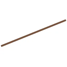 Hose Rigid 3mm D. 16L / 12.8cm / Reddish Brown